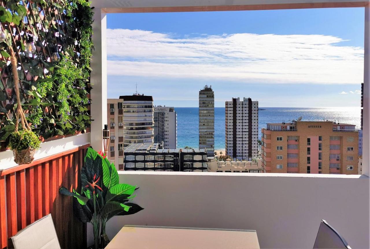 Penthouse Cervantes Sea View Benidorm Exterior foto