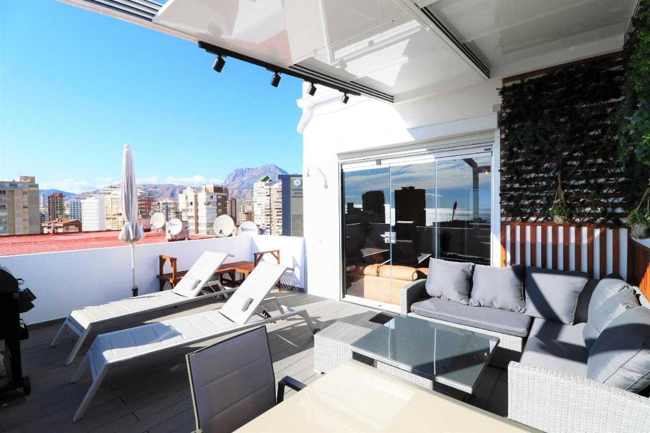 Penthouse Cervantes Sea View Benidorm Exterior foto