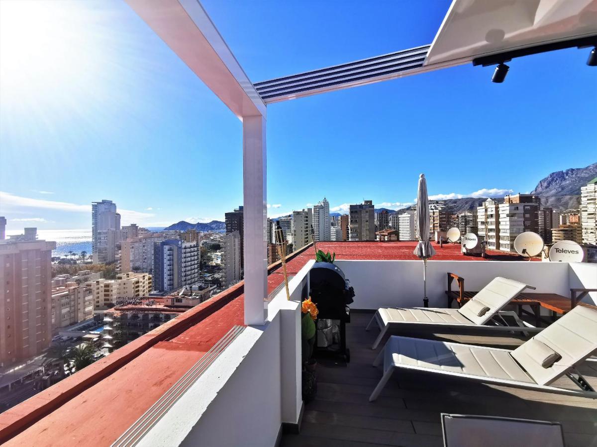 Penthouse Cervantes Sea View Benidorm Exterior foto