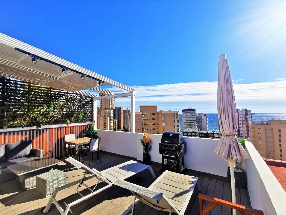 Penthouse Cervantes Sea View Benidorm Exterior foto