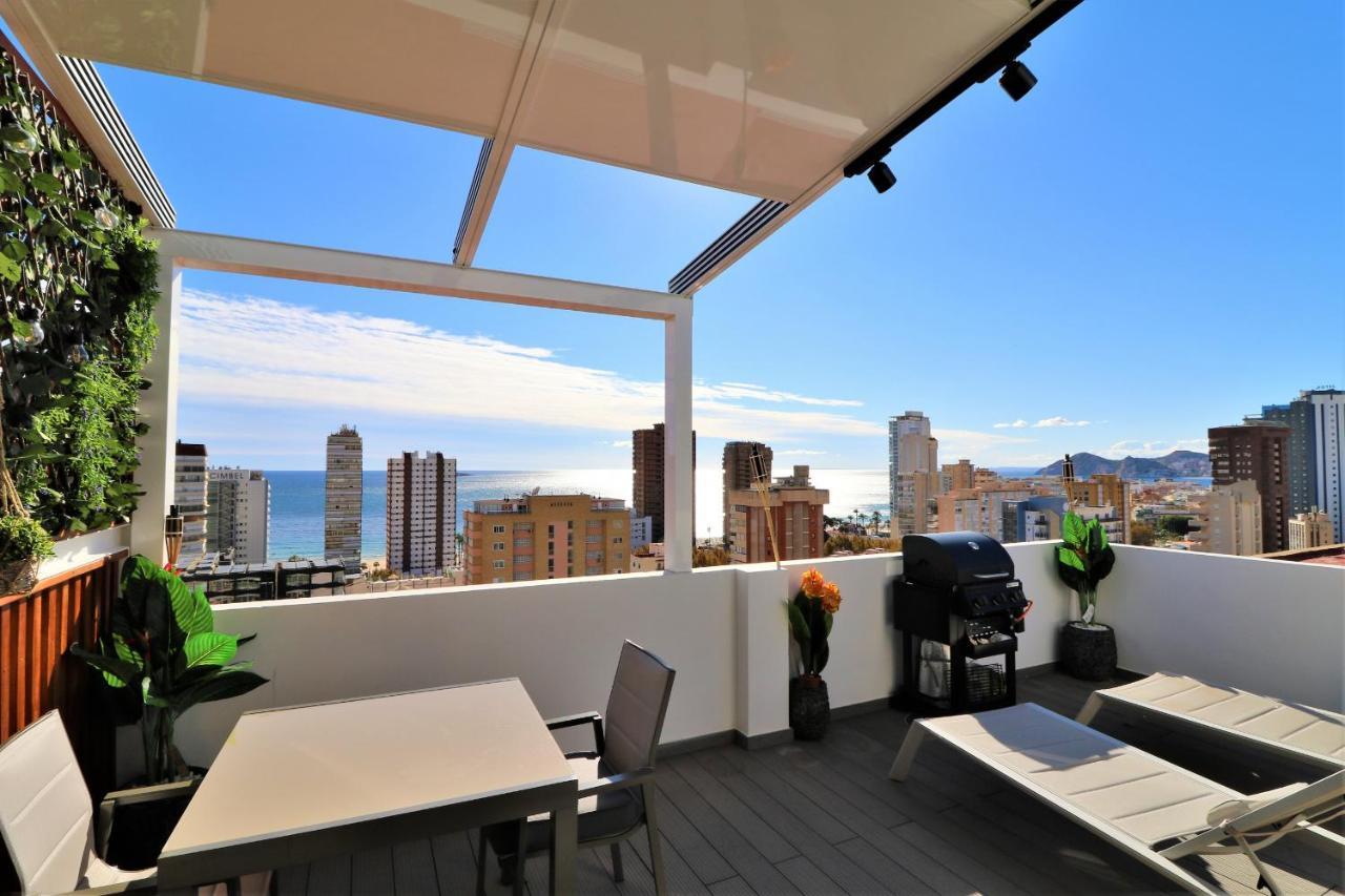 Penthouse Cervantes Sea View Benidorm Exterior foto