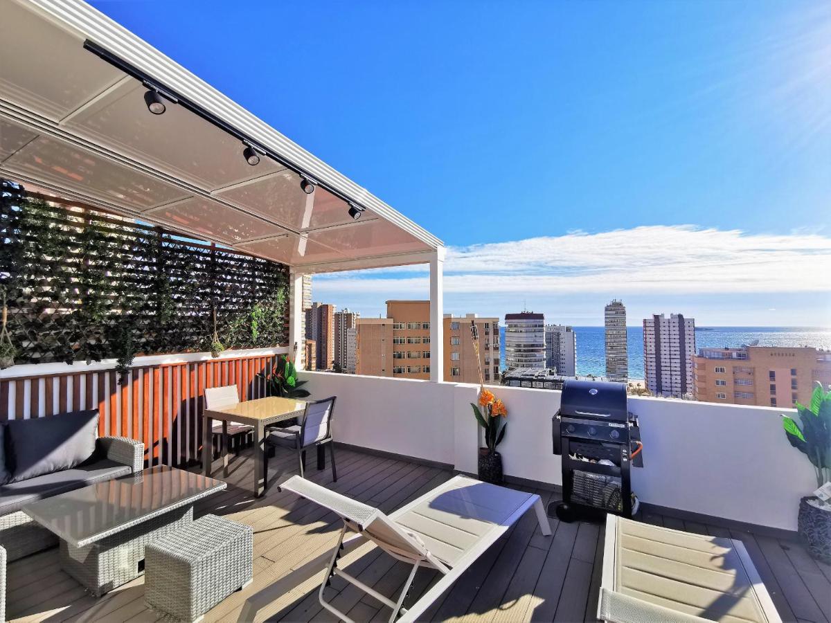 Penthouse Cervantes Sea View Benidorm Exterior foto