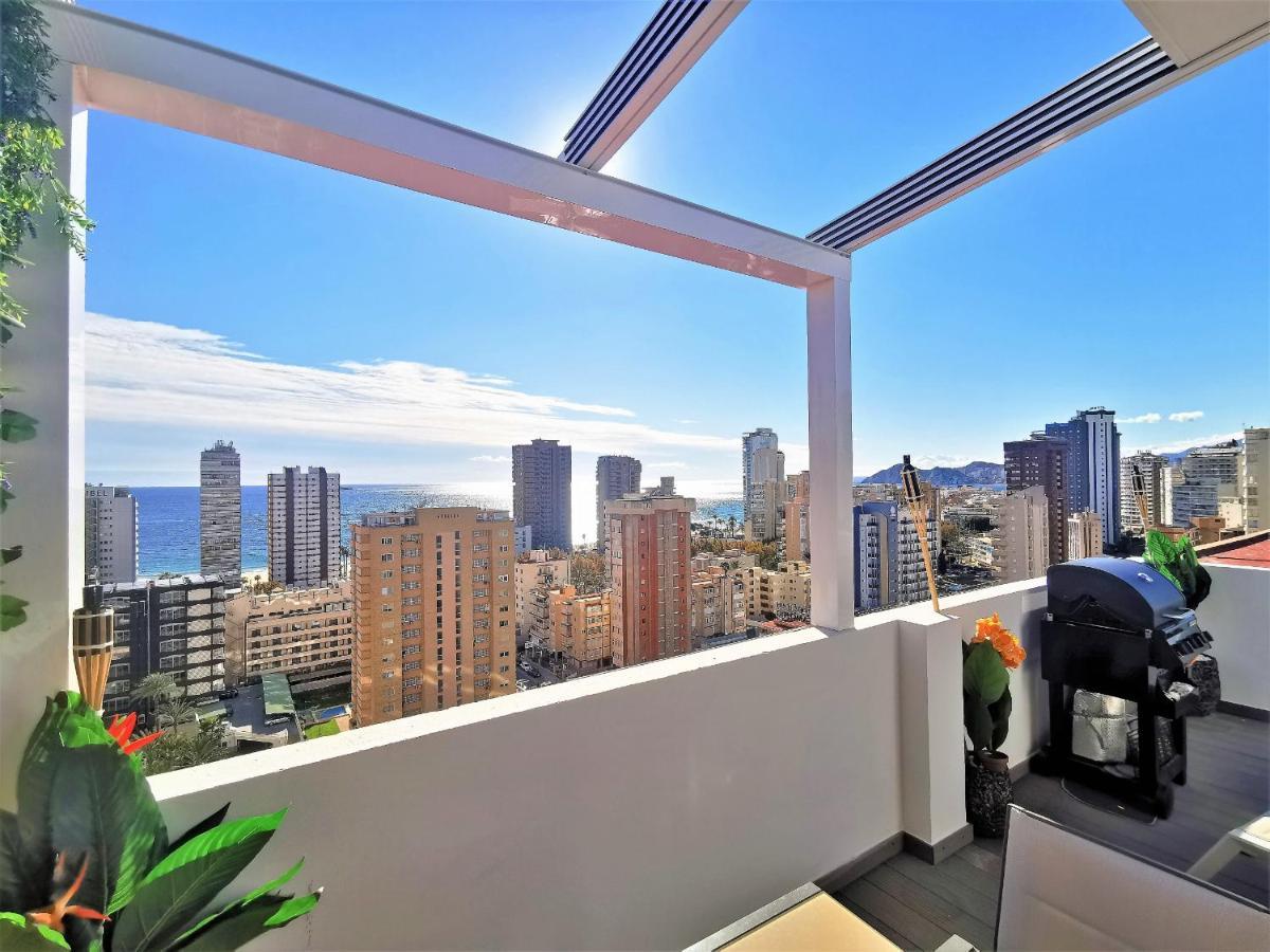 Penthouse Cervantes Sea View Benidorm Exterior foto